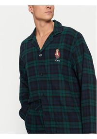 Polo Ralph Lauren Piżama 714915985002 Zielony Regular Fit. Kolor: zielony. Materiał: bawełna #5