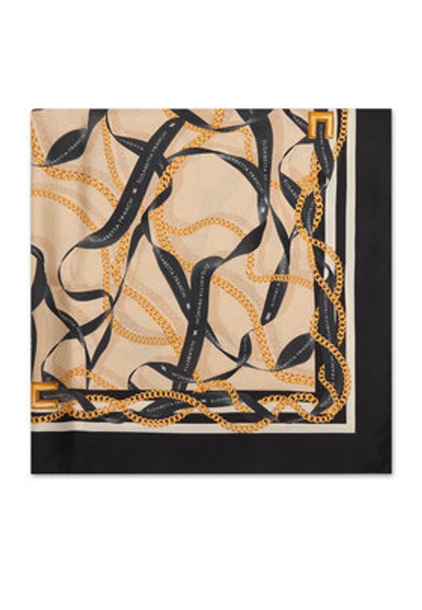 Elisabetta Franchi Chusta FO-16L-61E2-045 Beżowy. Kolor: beżowy. Materiał: jedwab