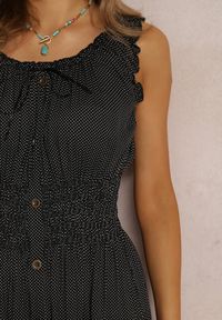 Renee - Czarna Sukienka Kilroy. Kolor: czarny. Długość rękawa: bez rękawów. Sezon: lato. Typ sukienki: rozkloszowane. Styl: boho. Długość: maxi #3