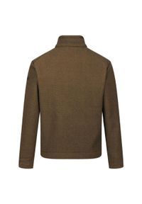 Regatta - Polar Z Suwakiem Męski Garrian II. Kolor: brązowy, niebieski, wielokolorowy. Materiał: polar. Sezon: zima. Styl: sportowy. Sport: turystyka piesza #2