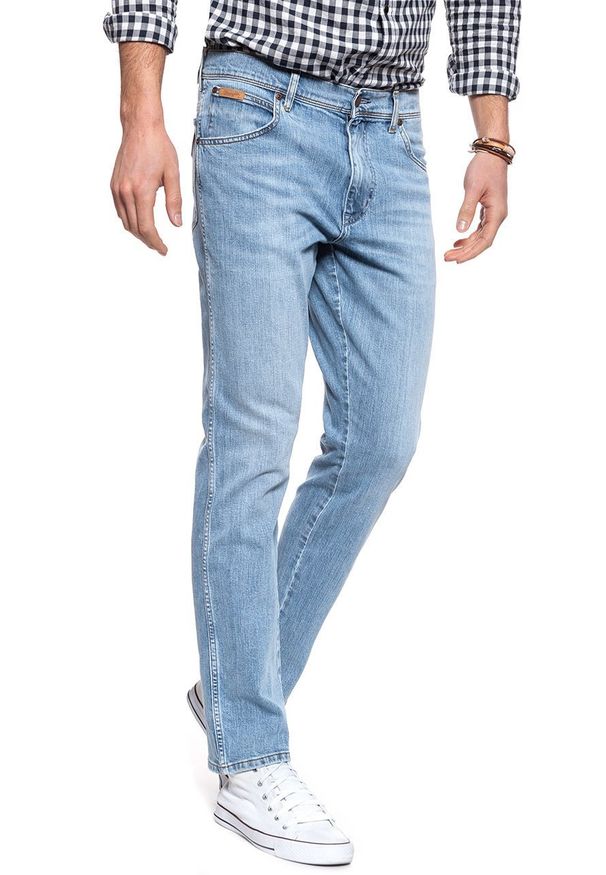 Wrangler - WRANGLER SPODNIE MĘSKIE TEXAS SLIM BLUEGENICS W12SP1136 112126512
