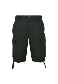 BUILD YOUR BRAND - Męskie Szorty Cargo W Stylu Vintage. Kolor: czarny