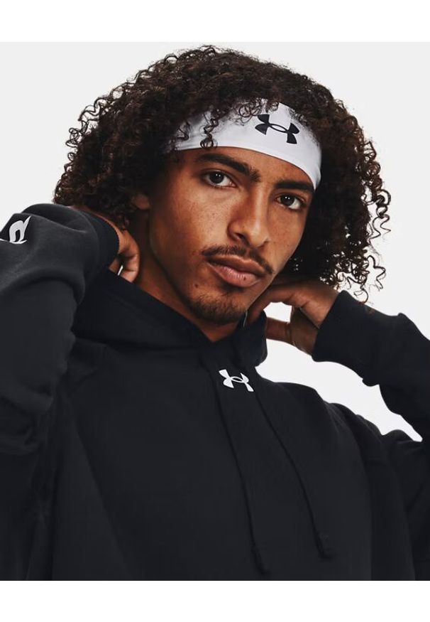 Under Armour UA RIVAL FLEECE SUIT Komplet dresowy męski. Kolor: czarny. Materiał: dresówka. Sport: fitness