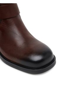 Tommy Jeans Botki Tjw Biker EN0EN02811 Brązowy. Kolor: brązowy. Materiał: skóra #6