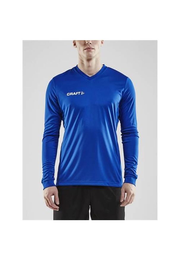 Dżersej z długim rękawem Craft squad solid. Kolor: niebieski. Materiał: jersey. Długość rękawa: długi rękaw. Długość: długie. Sport: piłka nożna