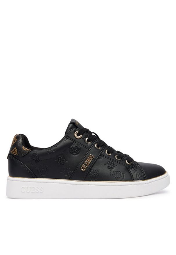 Guess Sneakersy FLFBTZ FAL12 Czarny. Kolor: czarny. Materiał: skóra