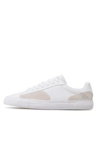 Lacoste Sneakersy L006 222 1 Sma 744SMA002121G Biały. Kolor: biały. Materiał: skóra