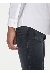 Hugo Koszula Kaleb 50519834 Biały Slim Fit. Kolor: biały. Materiał: bawełna