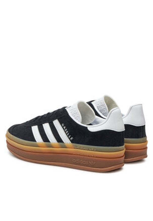 Adidas - adidas Sneakersy Gazelle Bold IE0876 Czarny. Kolor: czarny. Materiał: skóra, zamsz. Model: Adidas Gazelle