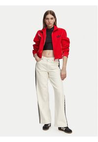 Adidas - adidas Jeansy Firebird KD2895 Beżowy Loose Fit. Kolor: beżowy #3