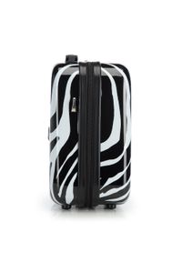 Wittchen - Komplet walizek z ABS-u w zwierzęcy wzór biało-czarny. Kolor: czarny, biały, wielokolorowy. Materiał: guma. Wzór: motyw zwierzęcy #8
