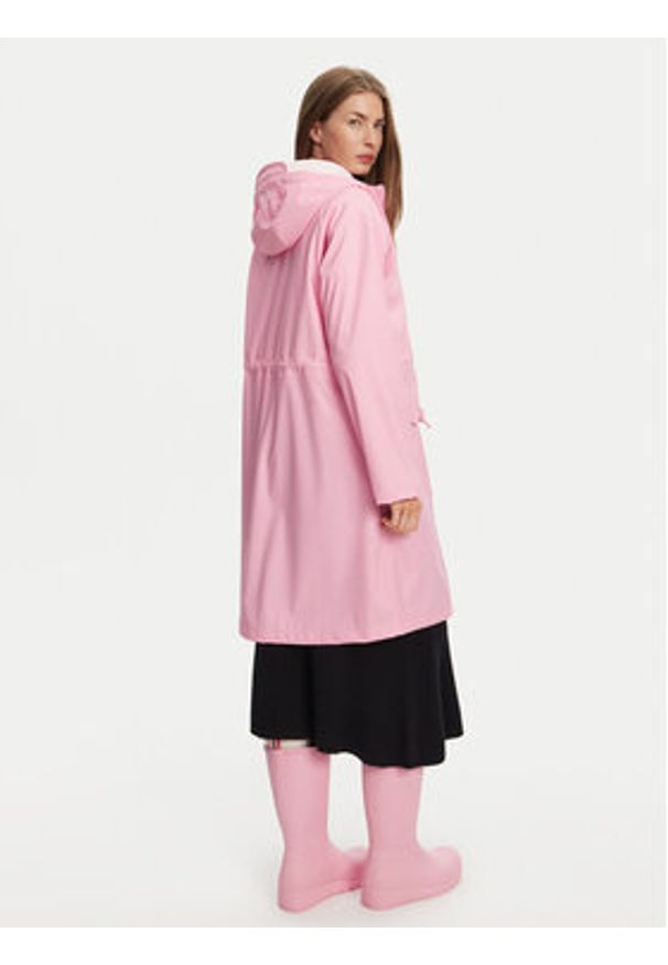 Hunter Parka Janna HARW0021242 Różowy Regular Fit. Kolor: różowy. Materiał: syntetyk