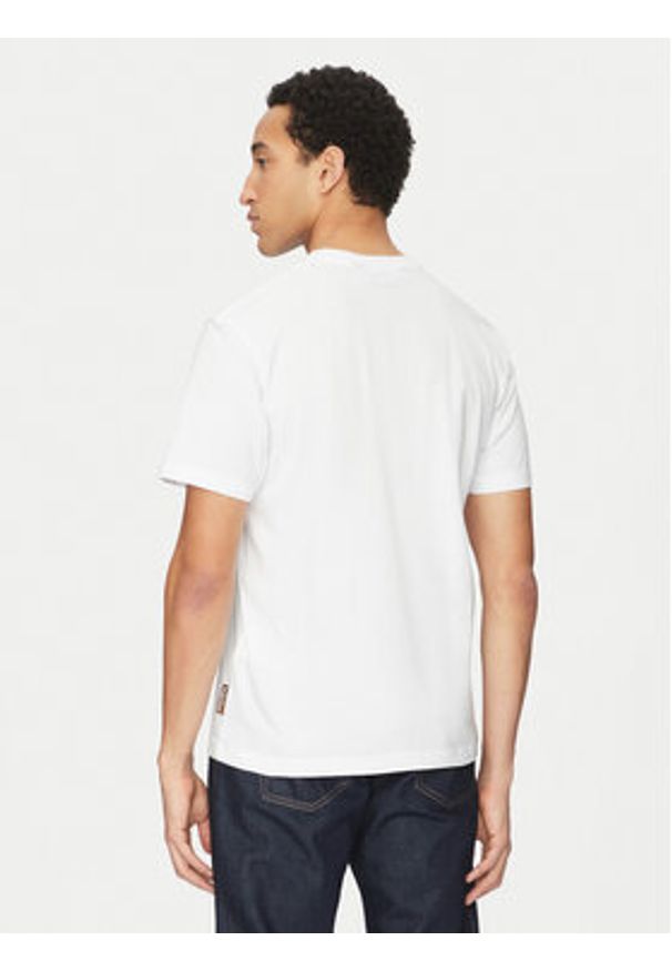 Just Cavalli T-Shirt 78OAHT01 Biały Regular Fit. Kolor: biały. Materiał: bawełna
