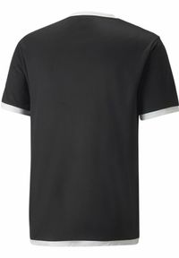 Puma - Koszulka piłkarska męska PUMA teamLIGA Jersey. Kolor: biały, wielokolorowy, czarny. Materiał: jersey. Sport: piłka nożna