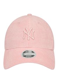 Czapka z daszkiem damska New Era 9FORTY New York Yankees Wmns Summer Cord Cap. Kolor: różowy. Materiał: poliester