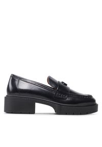 Coach Loafersy Leah Loafer CB990 Czarny. Kolor: czarny. Materiał: skóra #1