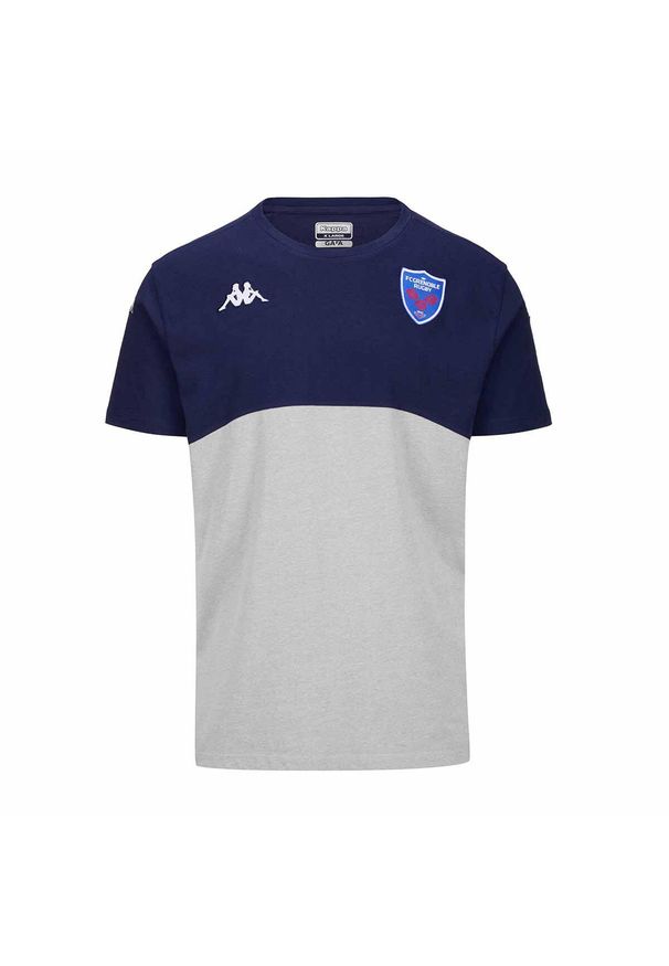 Kappa - Koszulka FC Grenoble Rugby Ayba 8. Kolor: niebieski, szary, wielokolorowy