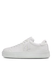 Karl Lagerfeld - KARL LAGERFELD Sneakersy KL52215 Biały. Kolor: biały. Materiał: skóra