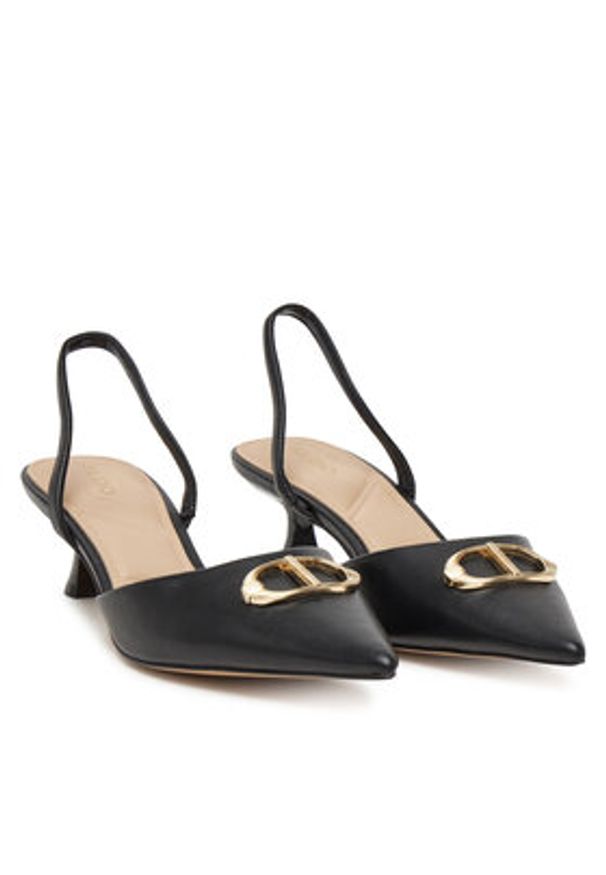 Aldo Czółenka Delicate 13918896 Czarny. Kolor: czarny. Materiał: skóra