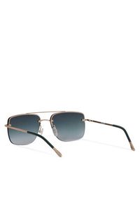 Trussardi Jeans - Trussardi Okulary przeciwsłoneczne TSM3025 Zielony. Kolor: zielony #3