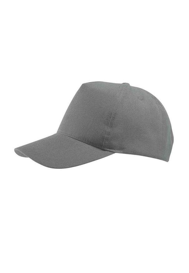 SOL'S - Buzz 5 Panel Baseball Cap. Kolor: szary