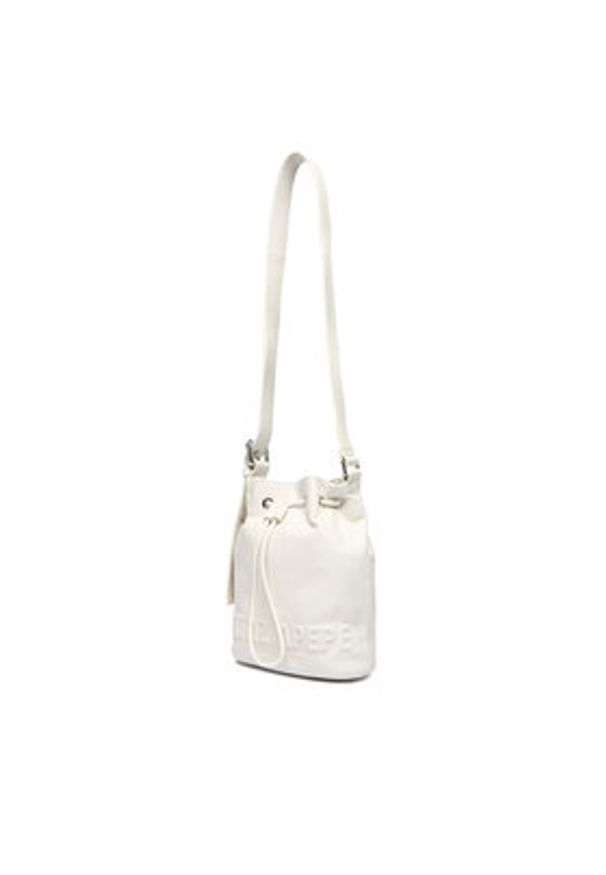 Patrizia Pepe Torebka 2B0126/L113 Biały. Kolor: biały. Materiał: skórzane