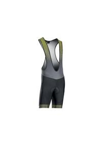 Spodenki rowerowe NORTHWAVE ORIGIN Bibshort czarno żółte. Kolor: wielokolorowy, czarny, żółty #1