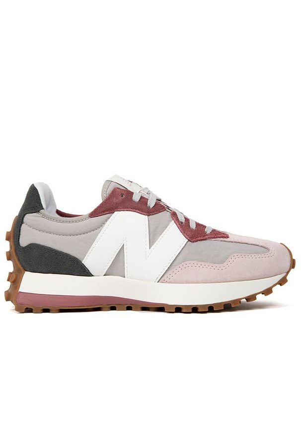 Buty New Balance WS327TB - multikolor. Zapięcie: sznurówki. Kolor: wielokolorowy. Materiał: zamsz, skóra, materiał, syntetyk, guma. Szerokość cholewki: normalna
