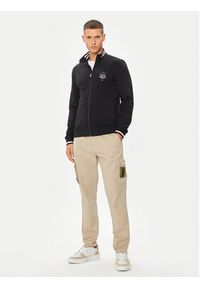 Aeronautica Militare Bluza 241FE1756F459 Czarny Regular Fit. Kolor: czarny. Materiał: bawełna #4