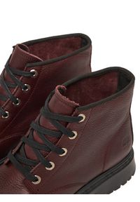 Timberland Trzewiki Cambria Valley Mid TB0A42B8EIW1 Bordowy. Kolor: czerwony. Materiał: skóra