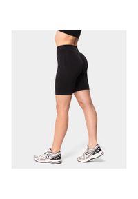 Bikery bezszwowe Carpatree Accolade czarne. Kolor: czarny. Sport: fitness