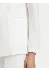 Maryley Marynarka 26EB187/43VA Kremowy Regular Fit. Kolor: kremowy. Materiał: syntetyk #4