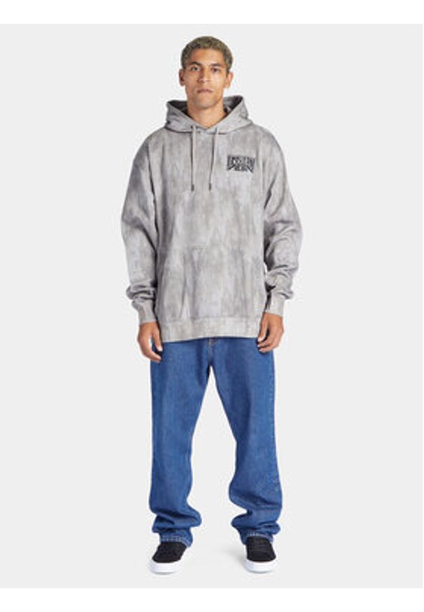 DC Bluza Hangar Otlr ADYFT03383 Szary Regular Fit. Kolor: szary. Materiał: bawełna