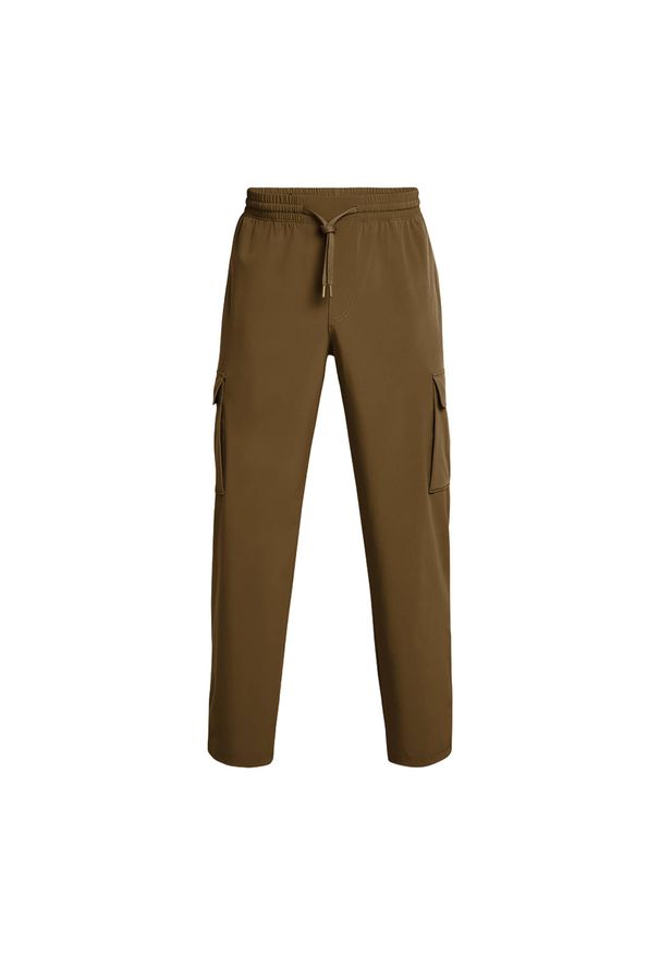 Spodnie męskie Under Armour Vibe Woven Cargo. Kolor: zielony. Sport: fitness
