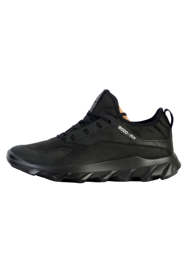 ecco - Buty do chodzenia męskie Ecco MX. Zapięcie: sznurówki. Kolor: czarny. Materiał: materiał, syntetyk. Szerokość cholewki: normalna. Sport: turystyka piesza