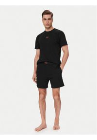 Hugo - HUGO Piżama 50559742 Czarny Regular Fit. Kolor: czarny. Materiał: bawełna #1