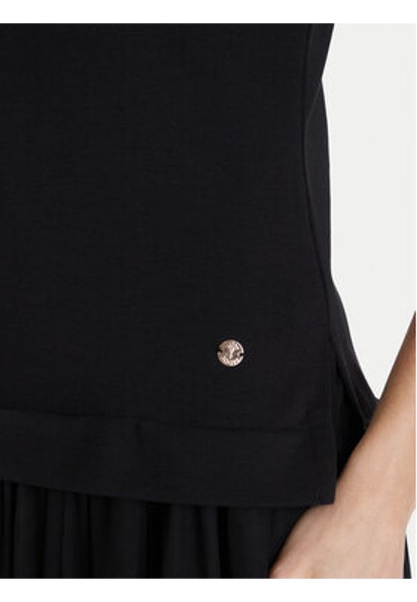 JOOP! Sukienka codzienna Taren 30047770 Czarny Regular Fit. Okazja: na co dzień. Kolor: czarny. Materiał: syntetyk. Typ sukienki: proste. Styl: casual