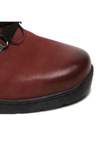 Go Soft Trzewiki WI23-WARUNA-03 Bordowy. Kolor: czerwony. Materiał: skóra #5
