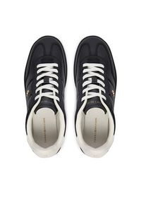 TOMMY HILFIGER - Tommy Hilfiger Sneakersy Th Heritage Shiny Sneaker FW0FW09179 Czarny. Kolor: czarny. Materiał: skóra #3