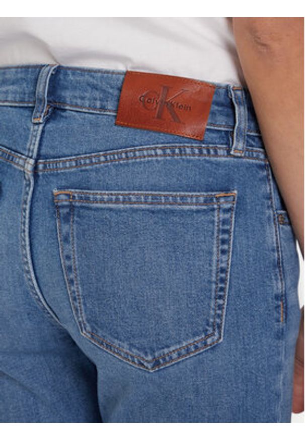 Calvin Klein Jeans Jeansy LV047C779G Niebieski Slim Fit. Kolor: niebieski
