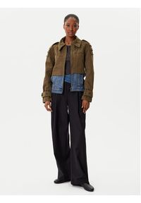 Desigual Kurtka jeansowa Tropez 25WWEW54 Zielony Regular Fit. Kolor: zielony. Materiał: bawełna #4