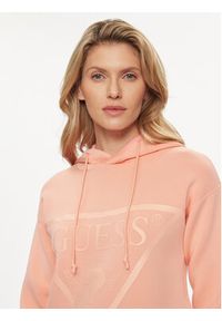 Guess Bluza New Alisa V2YQ08 K7UW2 Pomarańczowy Regular Fit. Kolor: pomarańczowy. Materiał: wiskoza