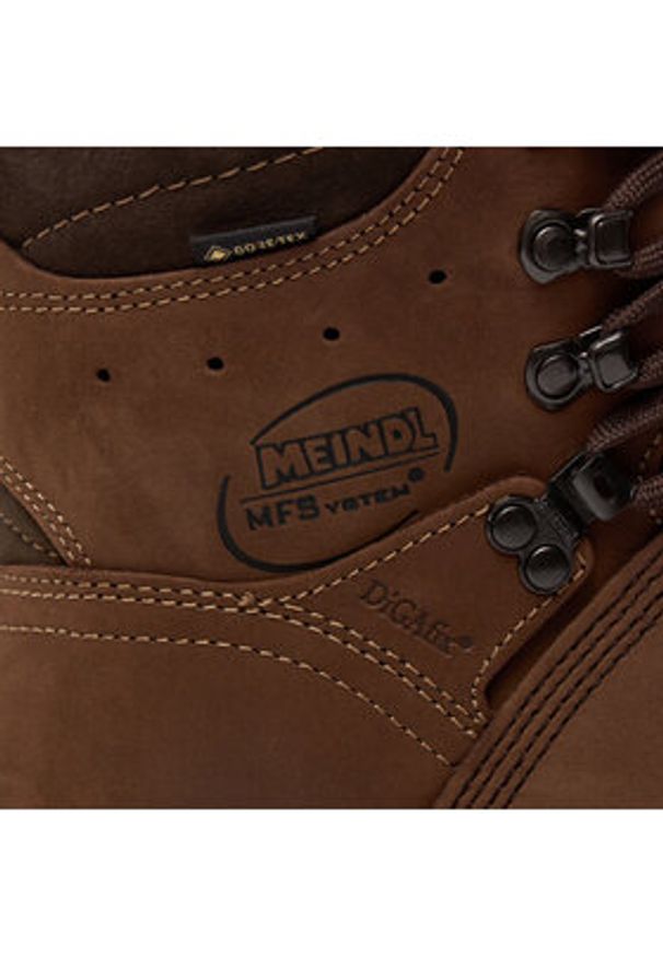 MEINDL - Meindl Trekkingi Island Mfs Active GORE-TEX 2816 680139-2. Kolor: brązowy. Materiał: nubuk, skóra. Technologia: Gore-Tex. Sport: turystyka piesza
