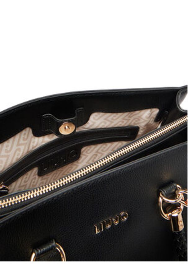 Liu Jo Torebka AA6086 E1012 Czarny. Kolor: czarny. Materiał: skórzane