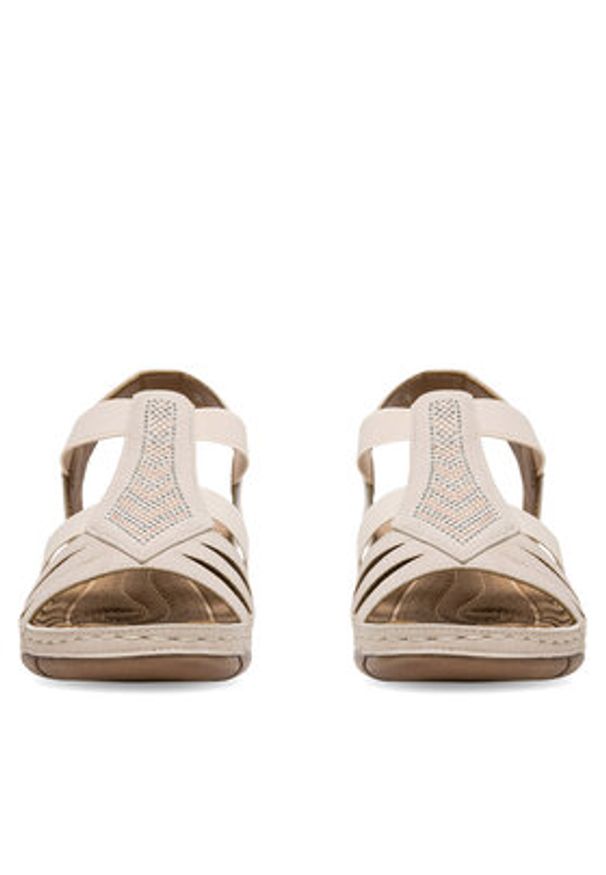 Clara Barson Sandały WYL0510-03 Beżowy. Kolor: beżowy. Materiał: syntetyk