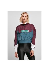 Damska kurtka wodoodporna Urban Classics Starter Colorblock. Kolor: czerwony, niebieski, turkusowy, wielokolorowy #1