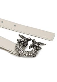 Pinko Pasek Damski Love Berry H2 Belt AI 23-24 PLT01 100143 A110 Biały. Kolor: biały. Materiał: skóra #2
