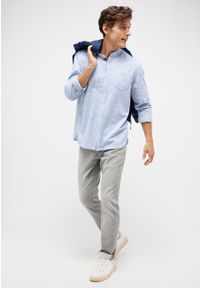 Mustang - Męska Koszula MUSTANG Yuma Faded Denim 1014769 5124. Materiał: denim