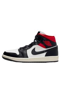 Buty do chodzenia dla dorosłych Air Jordan 1 Mid Black Gym Red. Kolor: czarny. Sport: turystyka piesza #1