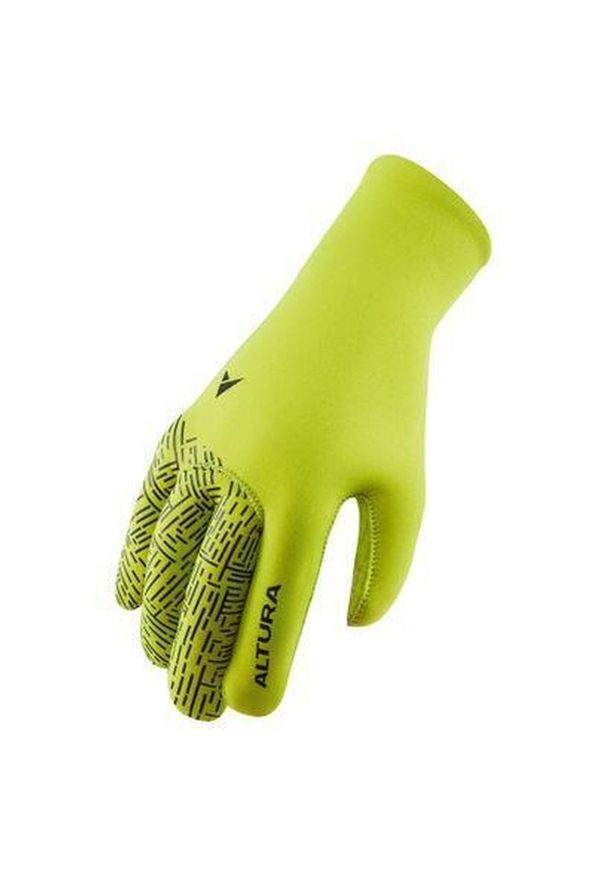 ALTURA - Rękawice wiatroszczelne Altura Thermostretch. Kolor: żółty, wielokolorowy, zielony. Sport: kolarstwo